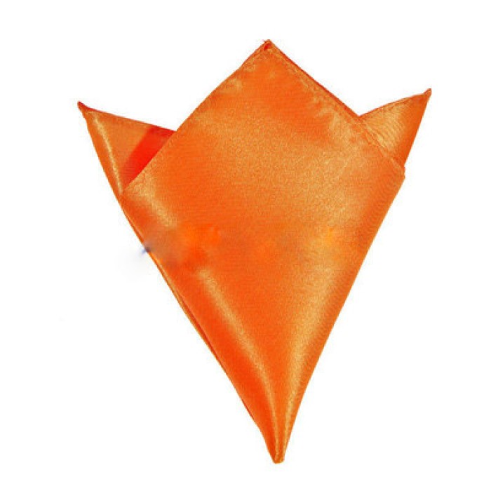 Платок оранжевый (Полиэстер/Хлопок)