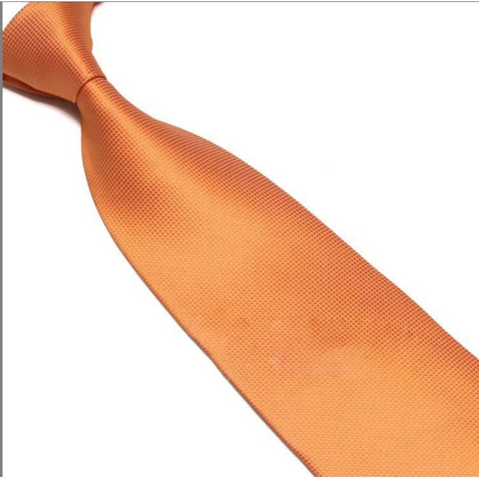 Краватка помаранчева класична 01