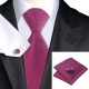 Краватка подарункова фуксія в дрібний узор