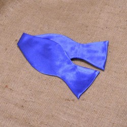 Краватка-метелик яскраво-синя