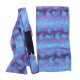 Краватка-метелик фіолетова з бірюзовими огірками