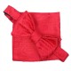 Червона краватка-метелик з червоним узором + платок