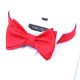 Красная галстук-бабочка в красный узор +платок