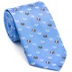 Краватка блакитна з собачками