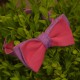Галстук-бабочка льняная двухсторонняя (розовый;сиреневый)
