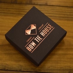 Подарочная коробочка для запонок - коричневая