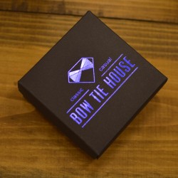 Подарункова коробочка для запонок - фіолетова