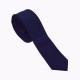 Краватка вузька нейві дуже темно-синій матовий 6 см