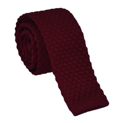 Краватка великої в'язки бордова