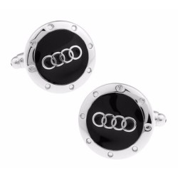 Запонки Audi (Ауді) круглі