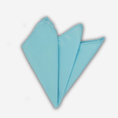 Платок бірюзовий текстурний в клітку