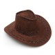 Шляпа темно-коричневая ковбойская Cowboy hat
