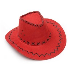 Шляпа червона ковбойська Cowboy hat
