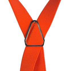 Підтяжки яскраво-помаранчеві однотонні X2.5