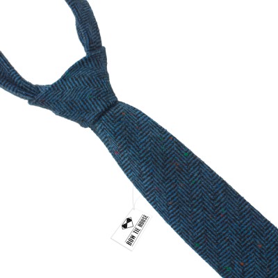 Краватка вовняна блакитна велична