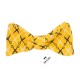 Краватка-метелик жовта з ножицями американський бавовна