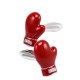 Запонки червоні - Боксерська рукавичка