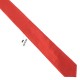 Вузька червона краватка 6 см