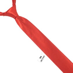 Краватка червона атласна 7 см