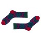 Шкарпетки Sammy Icon у червоно-зелений орнамент Cancun