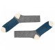 Шкарпетки теплі сірі з синім Sammy Icon