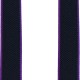 Підтяжки чорні з фіолетовою окантовкою
