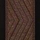 Подтяжки длинные коричневые с узором в ромбик - галстучные 3.5Y 09032