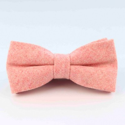 Метелик шерстяний ніжно-червоний однотонний