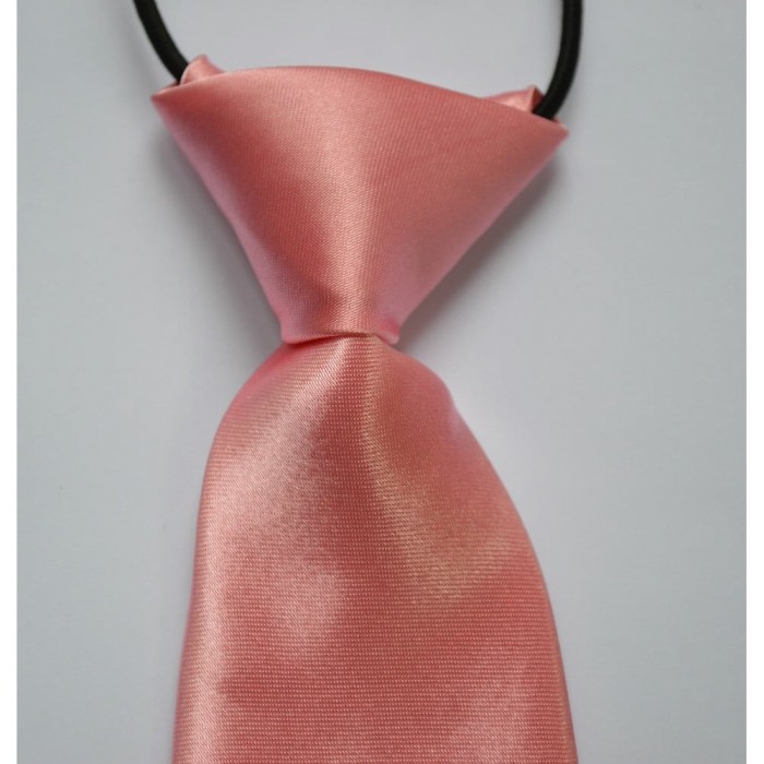Краватка рожева однотонна