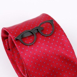 Затискач для краватки у вигляді окулярів - чорний