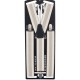 Підтяжки довгі чоловічі краваткові молочні 3,5 см Y