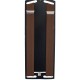 Підтяжки довгі чоловічі краваткові коричневі 3,5 см Y