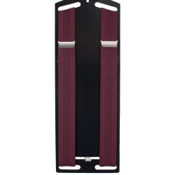 Підтяжки довгі чоловічі краваткові вишневі 3,5 см Y