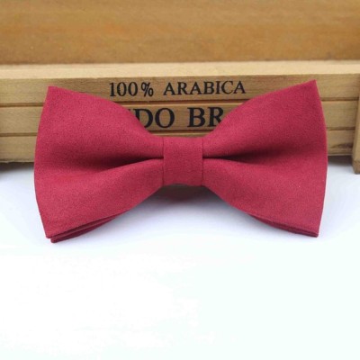 Метелик червоний з замшевої тканини