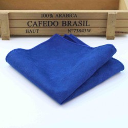 Платок синий с замшевой ткани