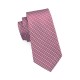 Подарочный галстук красный с оригинальным узором - сдержанный