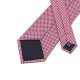 Подарунковий краватка-метелик червоний з оригінальним візерунком - стриманий