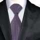Подарунковий краватка-метелик бузковий з оригінальним візерунком - стриманий