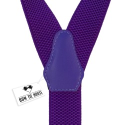 Підтяжки довгі чоловічі фіолетові 3,5 см Y