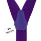 Подтяжки мужские фиолетовые 3.5 см Y