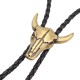 Bull Skull ковбойська краватка (краватка-шнурок бола) - мідний колір
