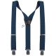 Подтяжки мужские широкие синий джинс Y4 см