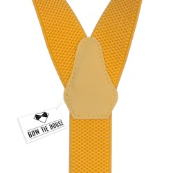Подтяжки мужские желтые 3.5 см Y