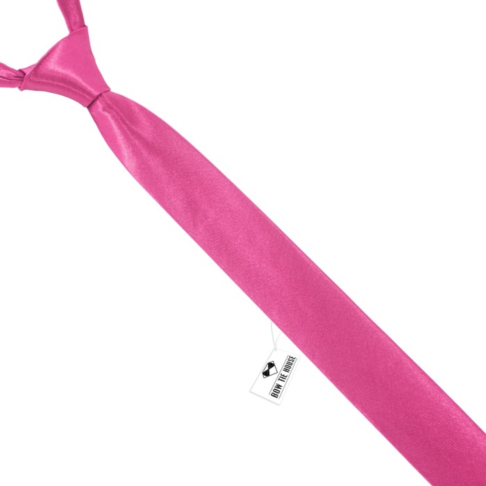 Краватка насичена рожева вузька