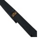Вузька чорна атласна краватка 6 см