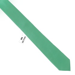 Краватка вузька матова - зелена м'ята