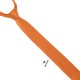 Краватка вузька морквяна матова 5 см
