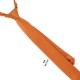 Краватка вузька морквяна матова 5 см
