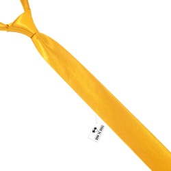 Вузька насичена жовта краватка