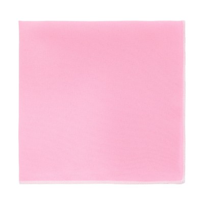 Платок рожевий з білою обкантовкою - габардин